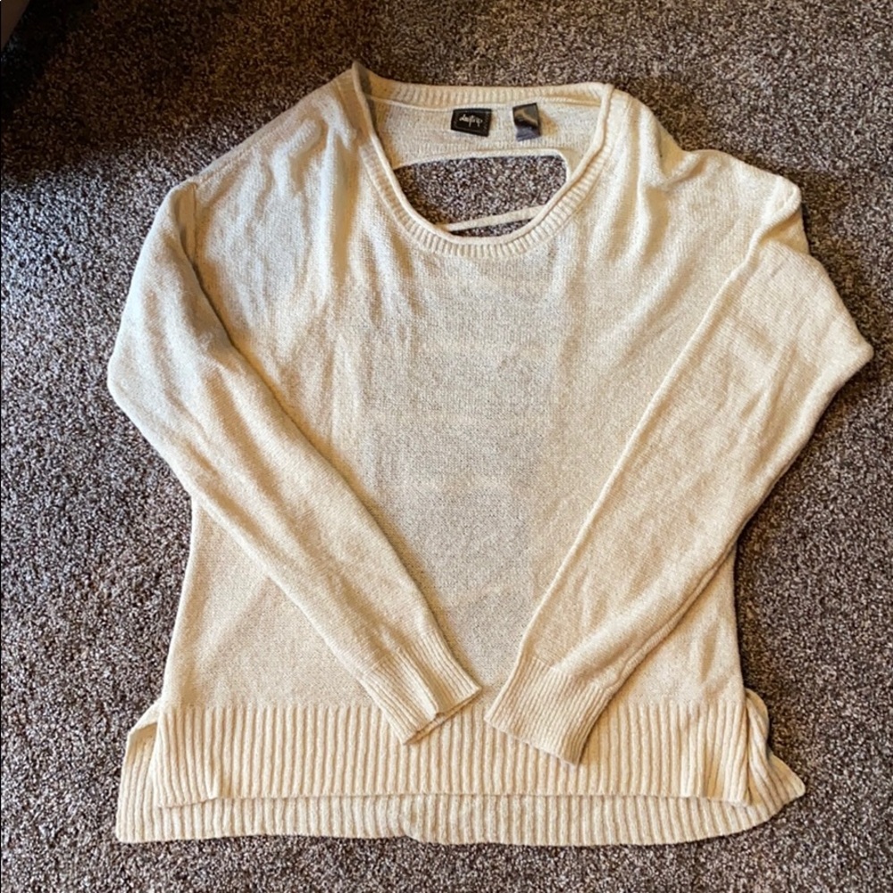 Daytrip Sweater with Open Back
